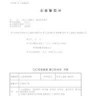 탈퇴서 (소송2) 탈퇴서 (소송2)